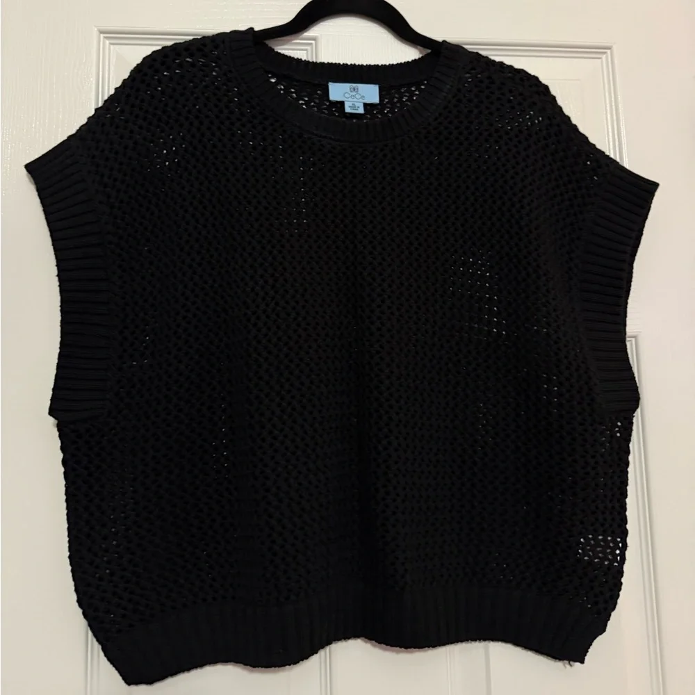CECE KNIT SWEATER VEST - Picture 3 of 3